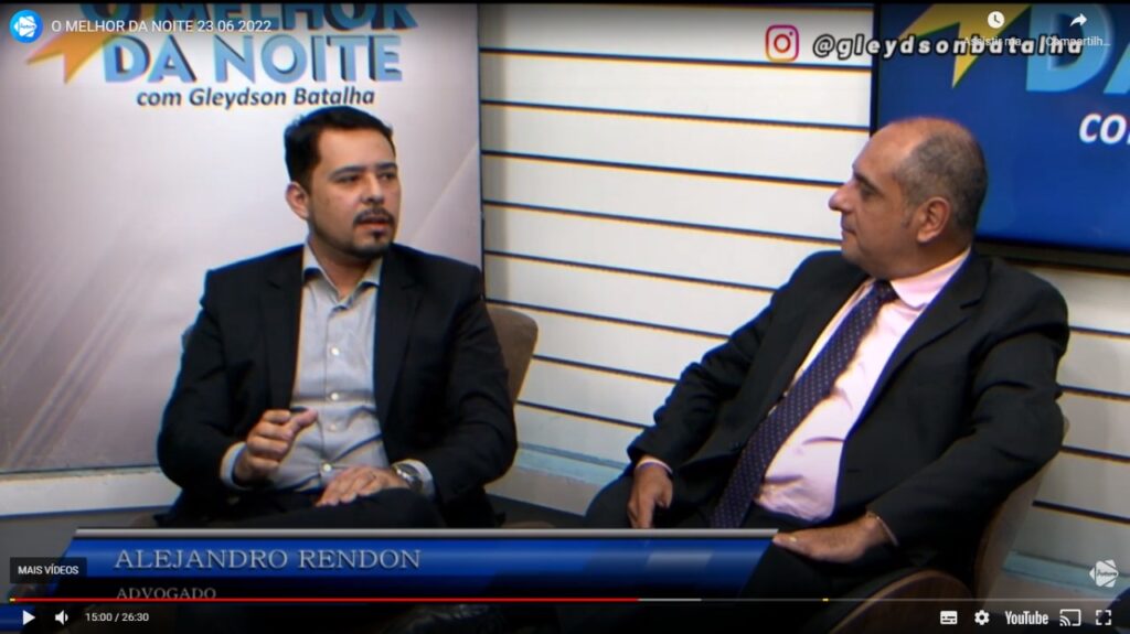 Assista à entrevista com Dr. Alejandro Rendon sobre Acidente de Trabalho